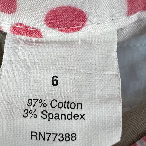 J. Crew Women's City Fit Khaki Chino Shorts Size 6 Stretch - Picture 9 of 10